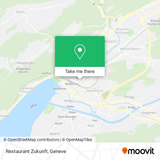 Restaurant Zukunft map