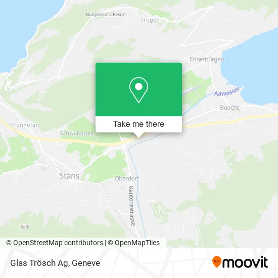 Glas Trösch Ag map