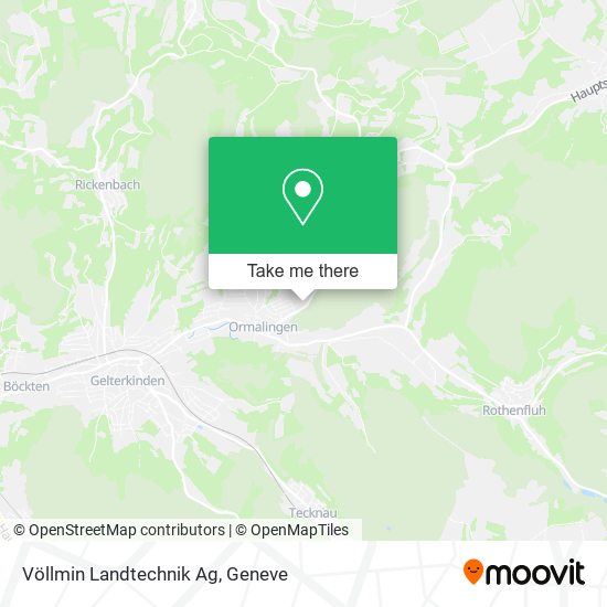 Völlmin Landtechnik Ag map