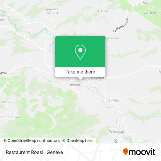 Restaurent Rössli map
