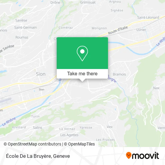 École De La Bruyère map