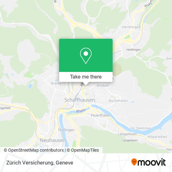 Zürich Versicherung map