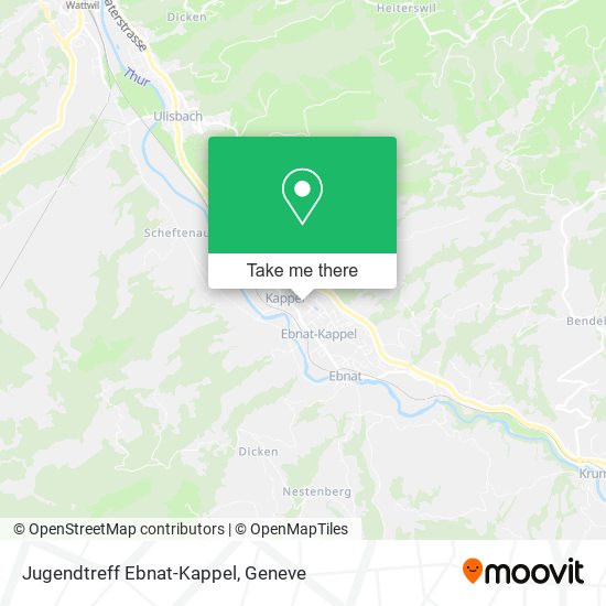 Jugendtreff Ebnat-Kappel map