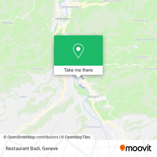 Restaurant Badi map