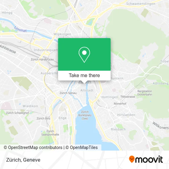 Zürich map