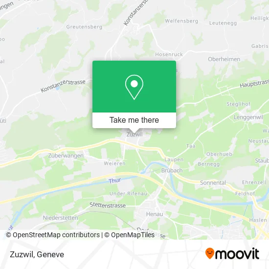 Zuzwil map
