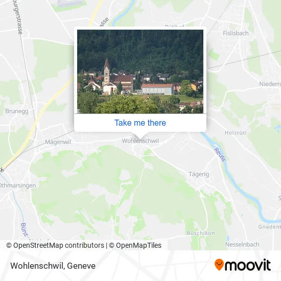 Wohlenschwil map