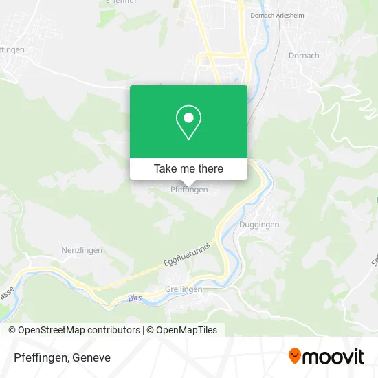 Pfeffingen map