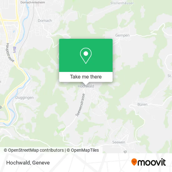 Hochwald map