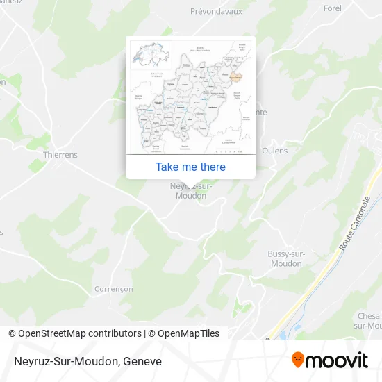 Neyruz-Sur-Moudon map