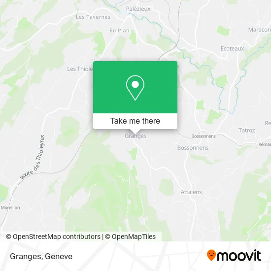 Granges map