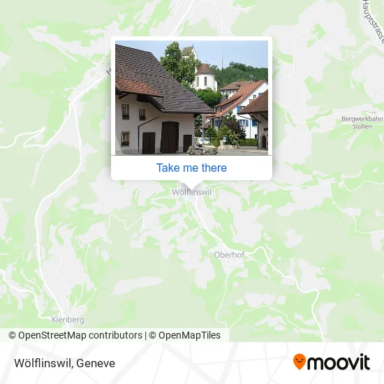 Wölflinswil map