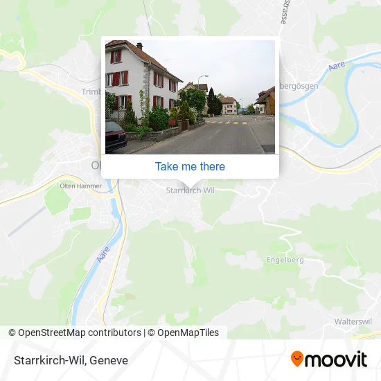 Starrkirch-Wil map