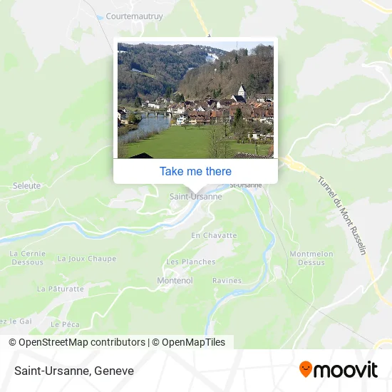 Saint-Ursanne map