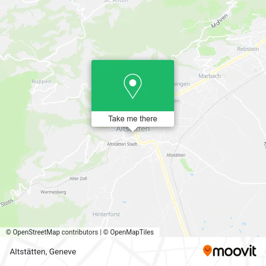 Altstätten map