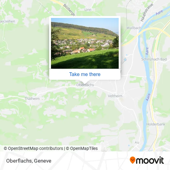 Oberflachs map