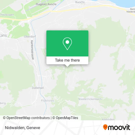 Nidwalden map