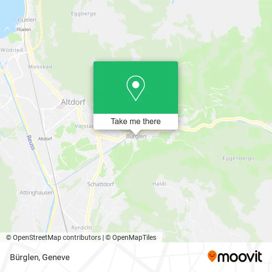 Bürglen map