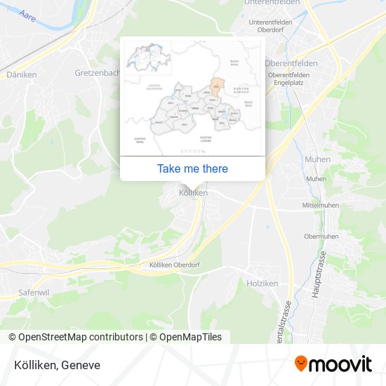 Kölliken map