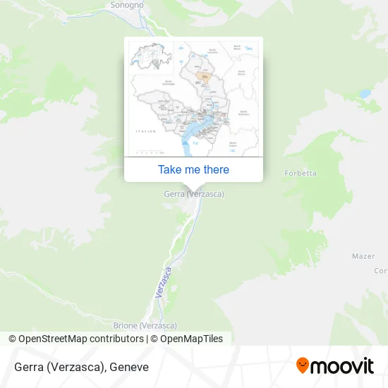 Gerra (Verzasca) map