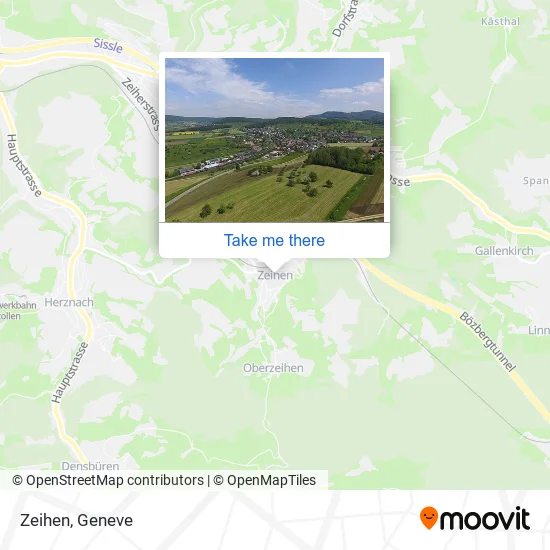 Zeihen map