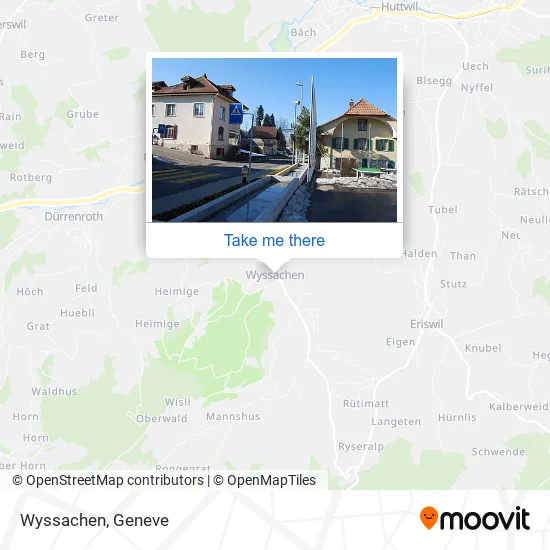 Wyssachen map