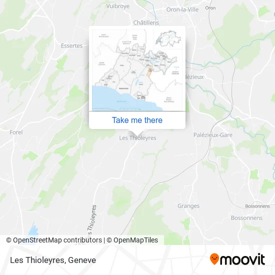 Les Thioleyres map