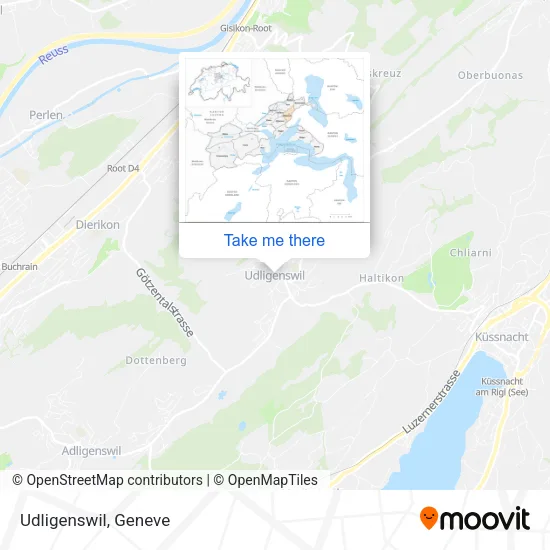 Udligenswil map