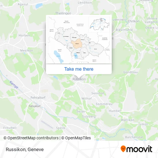 Russikon map
