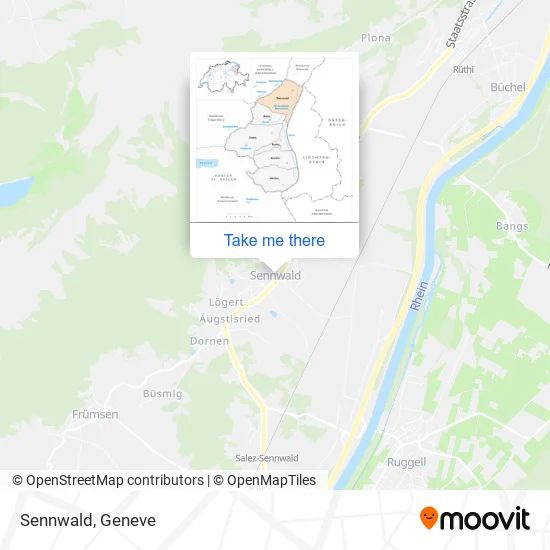 Sennwald map