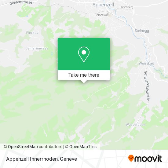 Appenzell Innerrhoden map