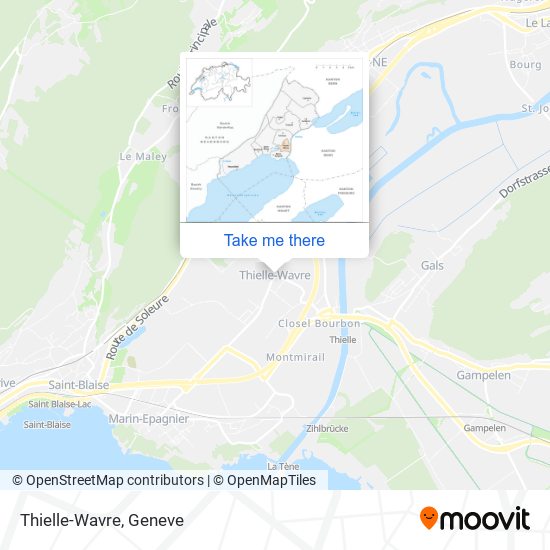 Thielle-Wavre map