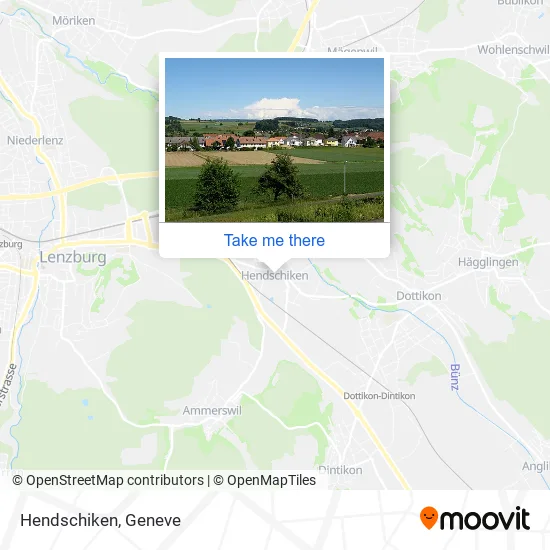 Hendschiken map
