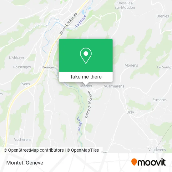 Montet map