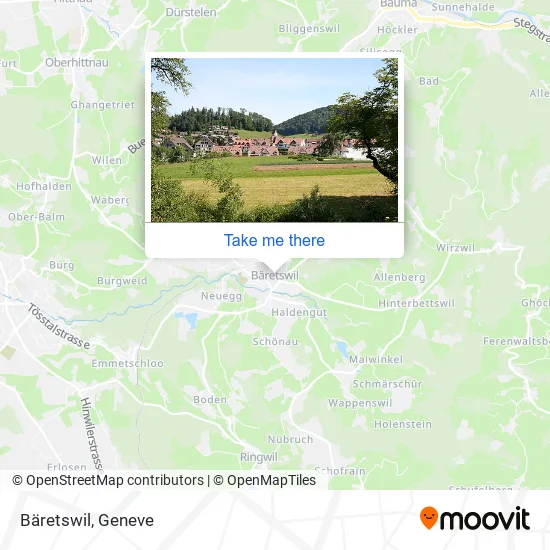 Bäretswil map