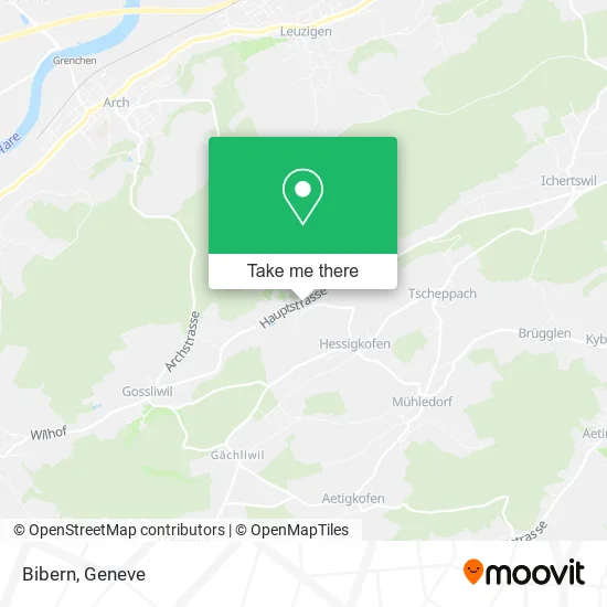 Bibern map
