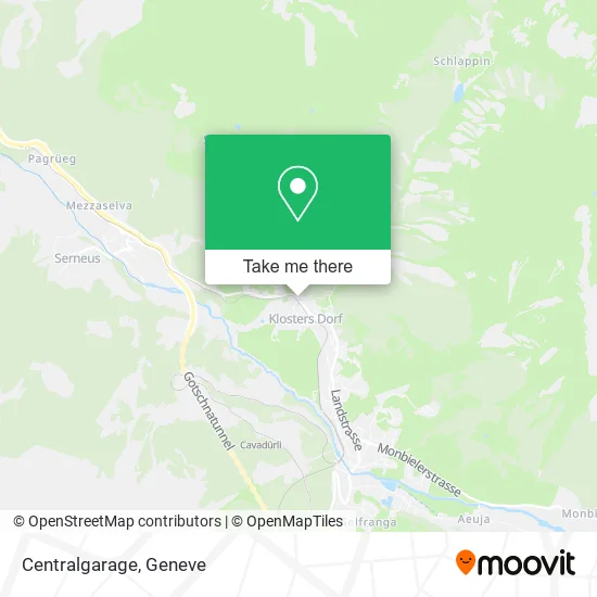 Centralgarage map