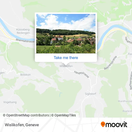 Wislikofen map