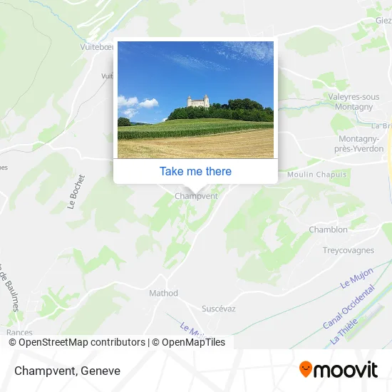 Champvent map