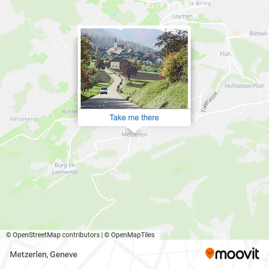 Metzerlen map