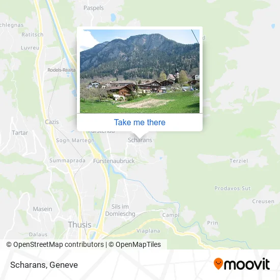 Scharans map