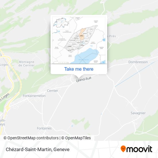 Chézard-Saint-Martin map