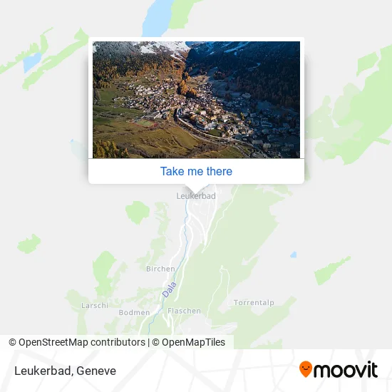 Leukerbad map