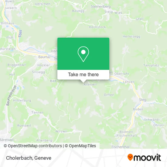 Cholerbach map