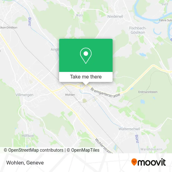 Wohlen map