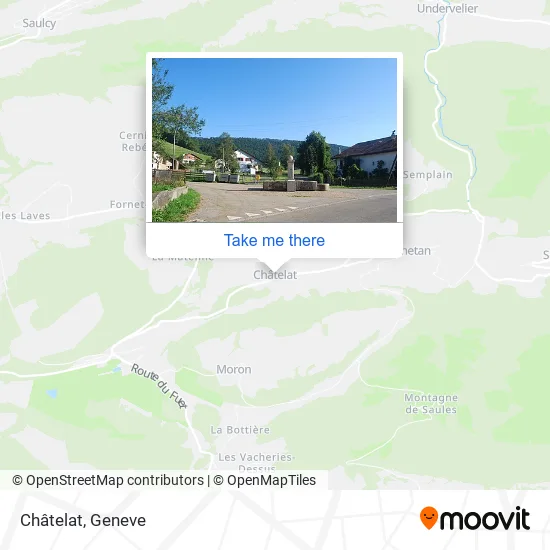 Châtelat map
