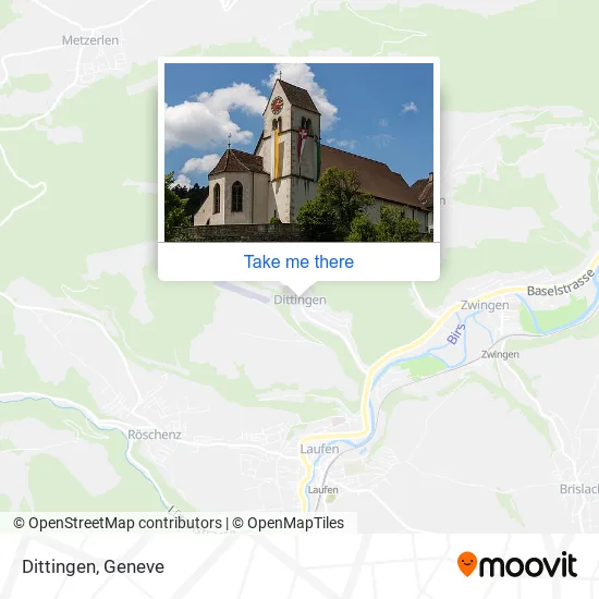 Dittingen map