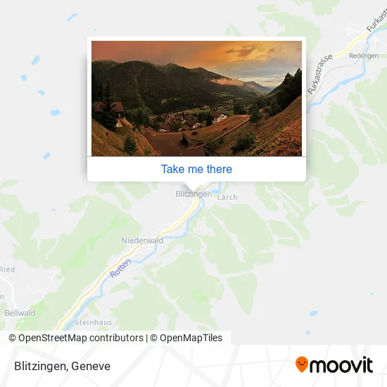 Blitzingen map