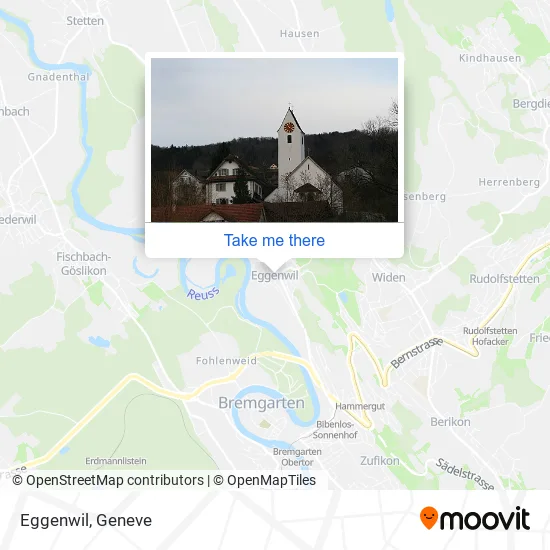 Eggenwil map