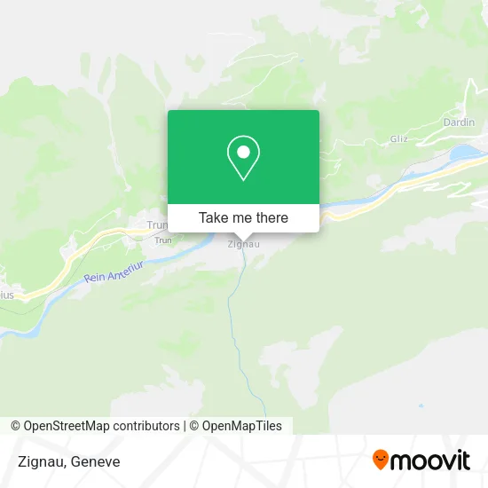 Zignau map